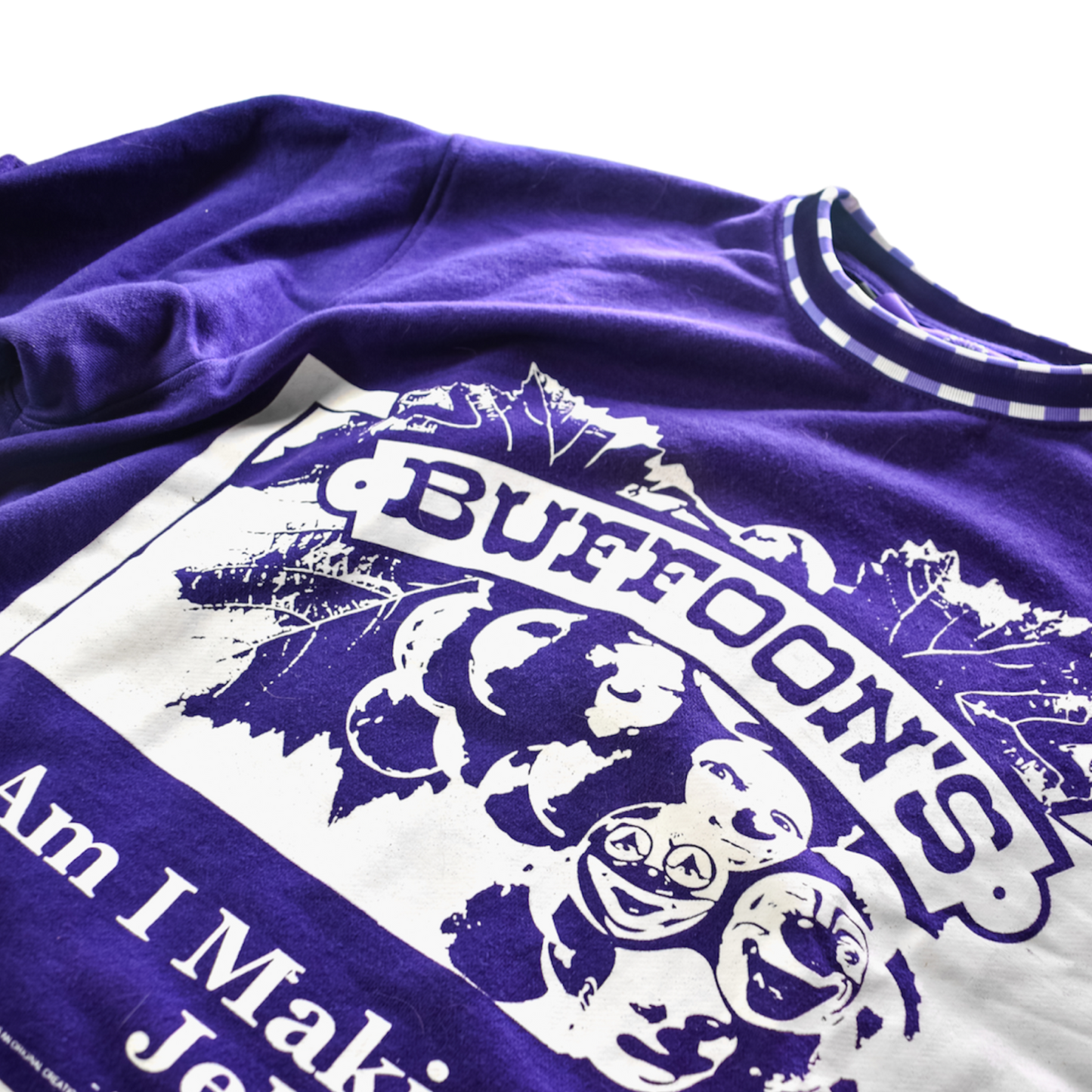 CROPPED "BUFFOON'S JELLY" GRAPE FLAVOR T-SHIRT